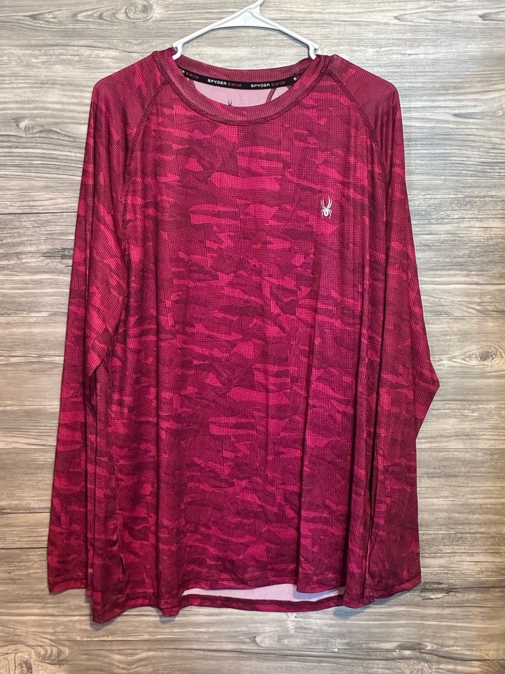 Spyder Men's Long-Sleeve Performance Shirt - raspberry pink